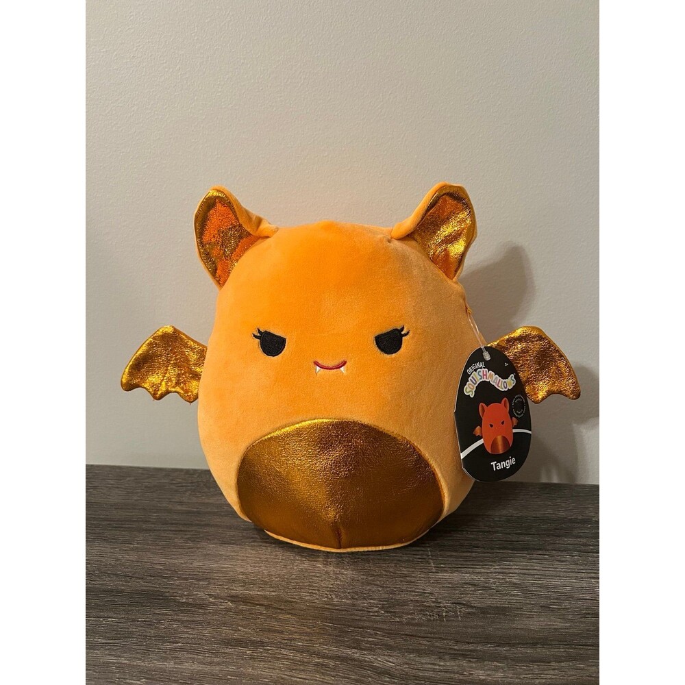 Squishmallow Tangie the Orange Bat Select Series 8”